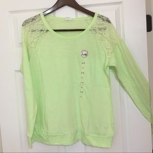 Victoria’s Secret PINK Lace Long Sleeve Shirt